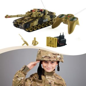 Nagyméretű távirányítós AKKUS tank KING OF TANKS RC (BBJ)