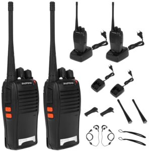 2 darabos Baofeng Walkie Talkie szett zseblámpával, - Baofeng BF-777S, BF-666S (BBV)(BBL) - Image 1