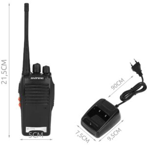 2 darabos Baofeng Walkie Talkie szett zseblámpával, - Baofeng BF-777S, BF-666S (BBV)(BBL) - Image 6