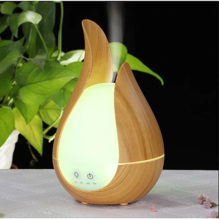 Elegante LED aroma diffúzor távirányítóval – kellemes hangulatvilágítással (BBV) (1)