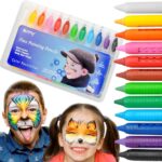 Gyermek arcfestő készlet 12 vidám színnel