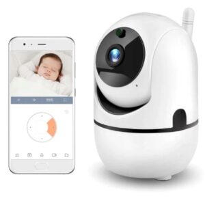 Mozgatható okos WiFi kamera hang- és mozgásérzékelő szenzorral - telefonról irányítható (BBD) (THM) - Image 1