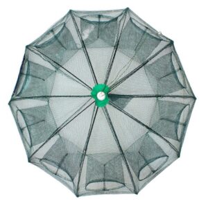 Automatikusan kinyíló, strapabíró csalihal illetve törpeharcsa csapda sűrűn fonott hálóból - 90 x 90 x 35 cm (BBL) - Image 6