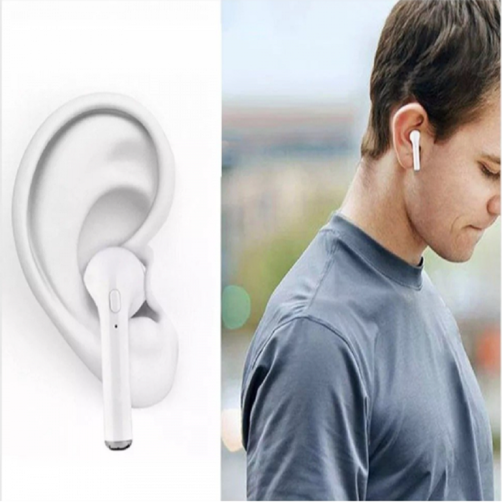 i7S TWS vezeték nélküli bluetooth fülhallgató fehér (BBL) (4)