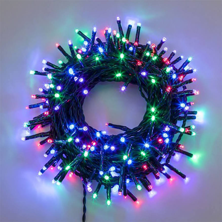 100 LED karácsonyi fényfüzér színes (BBL)