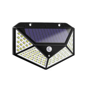 Mozgásérzékelős, 100 LED-es napelemes kültéri lámpa (CL-100)  (BBL)