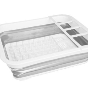 Hordozható, összecsukható, állítható méretű szilikon edényszárító - nyaralóba, mini konyhákba, vidéki házakba, kollégiumba (BBM) - Image 7