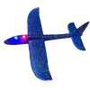 LED-es eldobós modellrepülő - hungarocell (48cm) (BBE) (BBJ)