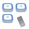 Mini LED-lámpa készlet távirányítóval - 3 darabos (BBL)