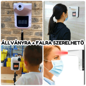 Falra-, állványra szerelhető automata intelligens LÁZMÉRŐ - érintésmentes (BBL)(fx) - Image 4