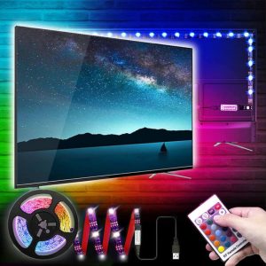 Univerzális USB LED szalag, TV háttérvilágítás, távirányítóval (BBV)