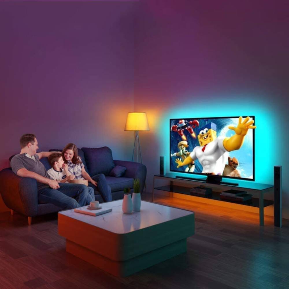 Univerzális USB LED szalag, TV háttérvilágítás, távirányítóval (BBV) - Image 3