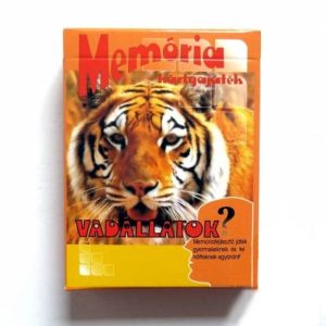 Memóriafejlesztő kártya - vadállatok (FX) (BBKM)