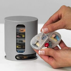 Gyógyszeradagoló torony a hét minden napjára - gyógyszerek, vitaminok, étrend kiegészítők rendszerezésére és tárolására (BBM) - Image 2
