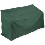Zöld védőtakaró kerti bútorokra- kerti pad takaró ponyva – 160x77x75cm (BB13351) 32