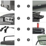 3in1 hűtőtáska, mini autós hűtő és ételmelegítő szivargyújtós csatlakozóval – 45L (BB5127) 4