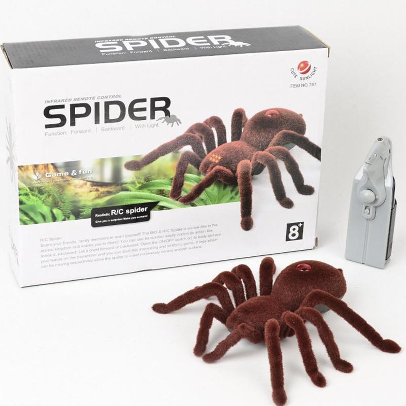 Nagy méretű, távirányítós pók – 16 x 16 x 5 cm (5)