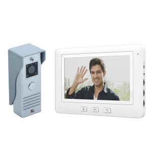 Modern kaputelefon éjjellátó kamerával, 16 féle csengőhanggal, és 7" színes kijelzőve - fehér RL-C07F (FX) (BBD)