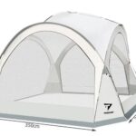 Nagyméretű szúnyoghálós sátor hangulatvilágítással (BB12176) 13