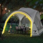 Nagyméretű szúnyoghálós sátor hangulatvilágítással (BB12176) 14