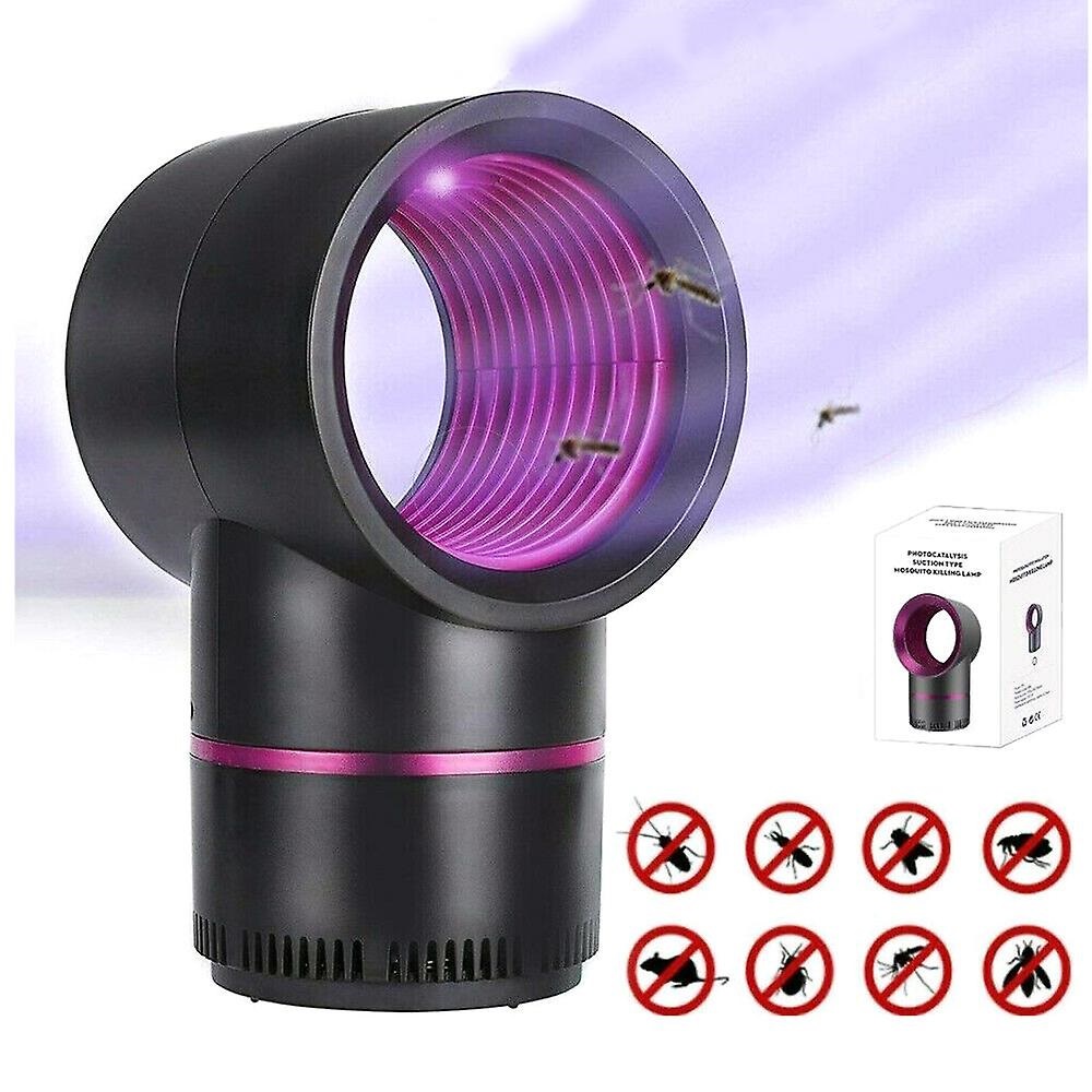 Szúnyog- és bogárirtó lámpa csalogató UV fénnyel és légörvénnyel - egy mozdulattal kiüríthető USB rovarcsapda (BBV) - Image 6