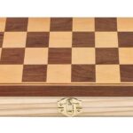 Fa sakkészlet – tokká összehajtható sakktábla bábukkal (BB4297) (1)