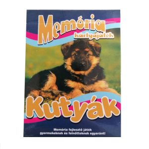 Memóriafejlesztő kártya - kutyák (FX) (BBKM)