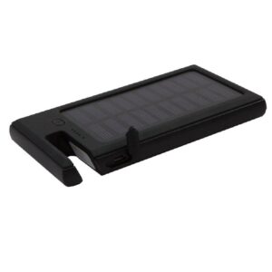 GREEN+ Napelemes power bank telefon tartó résszel,10000mAh - szabadtéri programokhoz (BBV)
