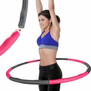 Nehezített hullahopp karika alakformáláshoz, masszírozó kialakítással - 1 kg (BBL)