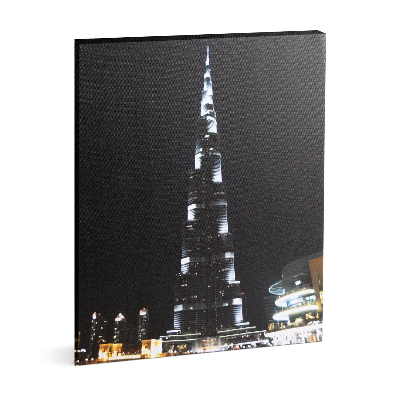 LED-es fali hangulatkép 38 x 48 cm – Burj Khalifa (3)