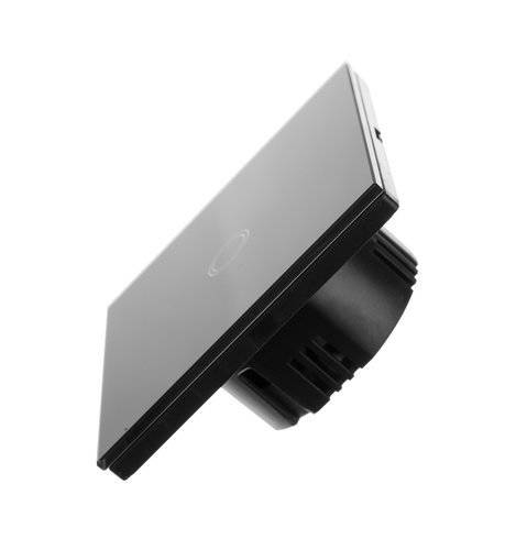 Modern, érintőképernyős lámpakapcsoló – fekete (BB-12259) (5)