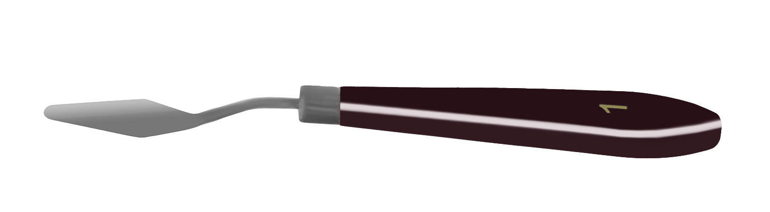 5 db-os profi festőkés készlet – acél spatula készlet különböző méretekben (BB-17696) (2)