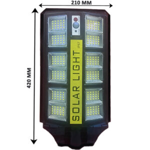 WorthAir LED-es, napelemes, távirányítós utcai világítás,  fény-, és mozgásérzékelős udvari lámpa, 1200 W KE22-704 (FX) (BBV) - Image 2