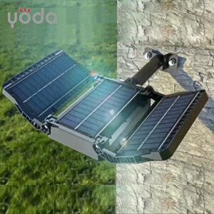 Napelemes tripla LED reflektor mozgásérzékelővel, távirányítóval - W784-786 (BBV) - Image 4