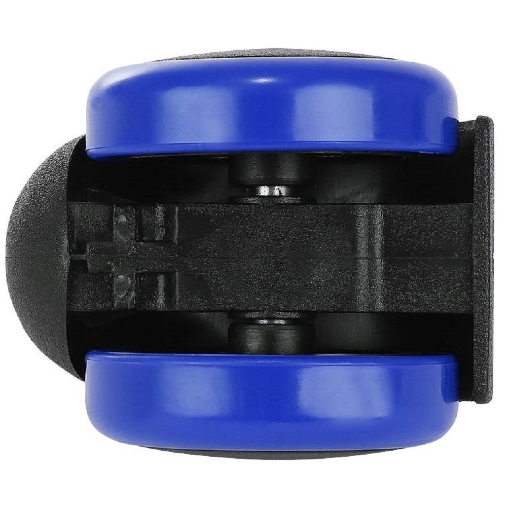 5 darabos forgószék görgő – gumi bevonattal – 11 mm, kék szín (BB-9089) (4)