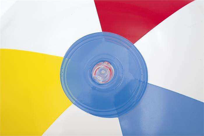 Bestway felfújható strandlabda színes csíkokkal, strandra vagy akár uszodában is – 51cm (BB-9855) (2)