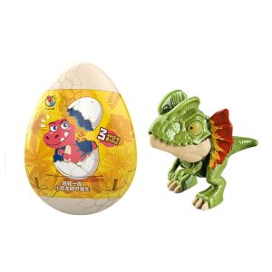 Meglepetés dínó kinyitható tojásban - harapós dinoszaurusz bébi 6 mozgatható izülettel (BBJ)