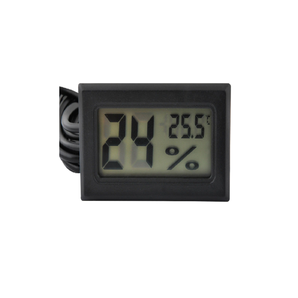 Higrométeres hőmérő páratartalom és hőmérséklet mérésére LCD kijelzővel, -50 és 70 °C között (BB-0800) (3)