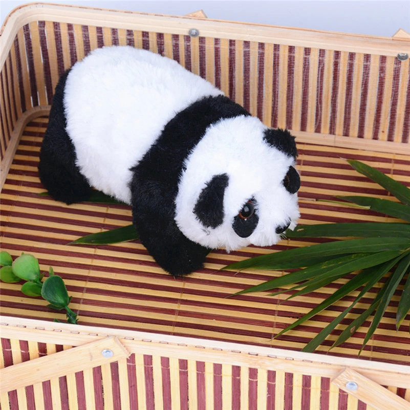 Sétáló, elemes bébi panda puha plüss borítással és aranyos hanggal (BBLJ) (5)