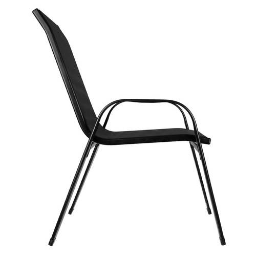 4 darabos rakásolható, elegáns kerti szék készlet – időjárásálló, max terhelhetőség 150 kg (BB-20871) (8)