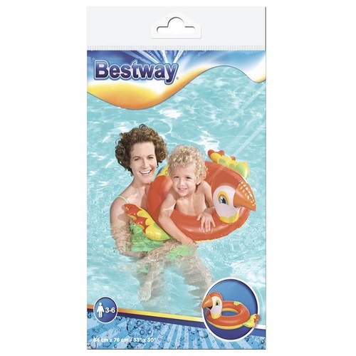 Bestway 3 db-os rugalmas anyagból készült úszógumi szett gyerekeknek – unikornis, hal, papagáj (BB-17783) (7)