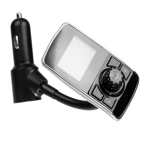 Bluetooth FM transzmitter, autós töltő LCD kijelzővel, flexibilis karral – 2 USB töltő, kihangosító-, és gyorstöltés funkció (BB-14853) (7)