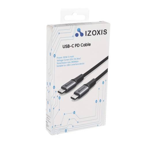IZOXIS USB 3.0 – USB Type-C – töltő-, és adatkábel PVC bevonattal (BB-18927) (4)