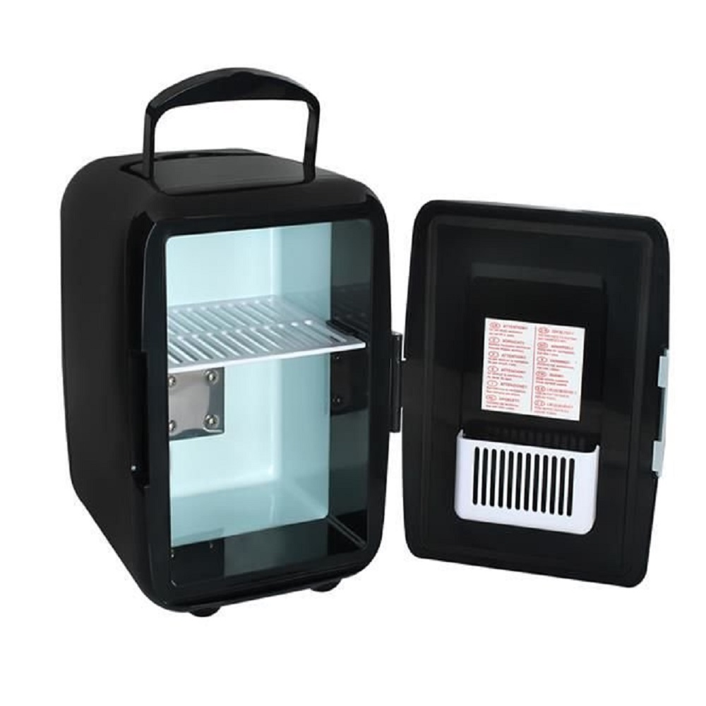 Mini hordozható hűtőszekrény – hűtési és fűtési funkcióval, 4L-es kapacitás – fekete (BB-5794) (3)