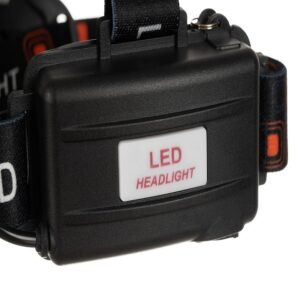 Nagy fényerejű fejlámpa 5 x T6 CREE leddel / akkumulátorral - állítható pántokkal, 4 világítási móddal (BBL) - Image 13