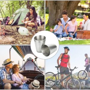 4 részes utazó pálinkás pohár szett - 0,5 dl-es fém kupica készlet praktikus bőr tokban (BBL) - Image 3