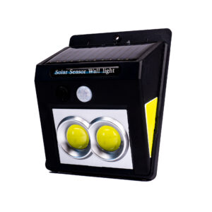 Falra szerelhető, időjárásálló, mozgásérzékelős napelemes kültéri lámpa (BBV) - Image 1