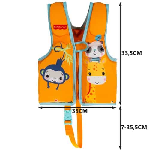 Bestway állítható úszómellény gyerekeknek állatos mintával – S-M méret (BB-9878) (7)