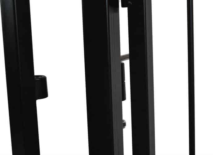 Bővíthető kandalló védőrács zárható ajtóval – szikrafogó, parázsfogó – 304 x 74,5 cm (BB-2961) (11)
