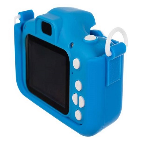 Digitális gyerek fényképezőgép cicás tokkal, szíjjal és 5 játékkal -16 GB micro SD (BB-16952) (11)